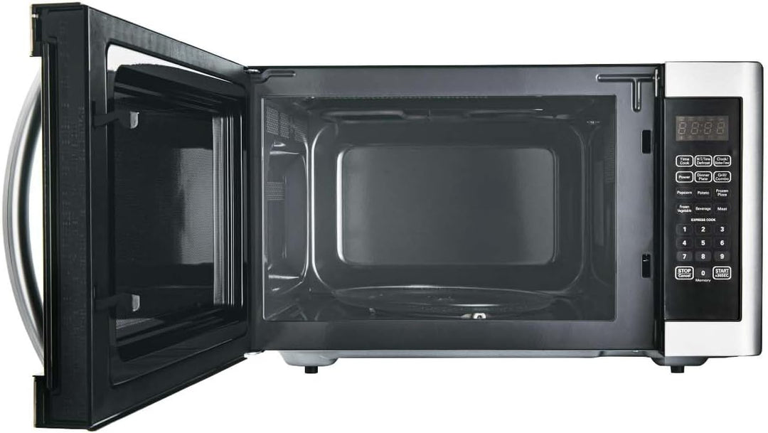 SMETA Mikrowelle Gross 42 liter, Mikrowelle mit Grill, 1100W Mikrowelle & 1400W Grill, 11 Leistungss