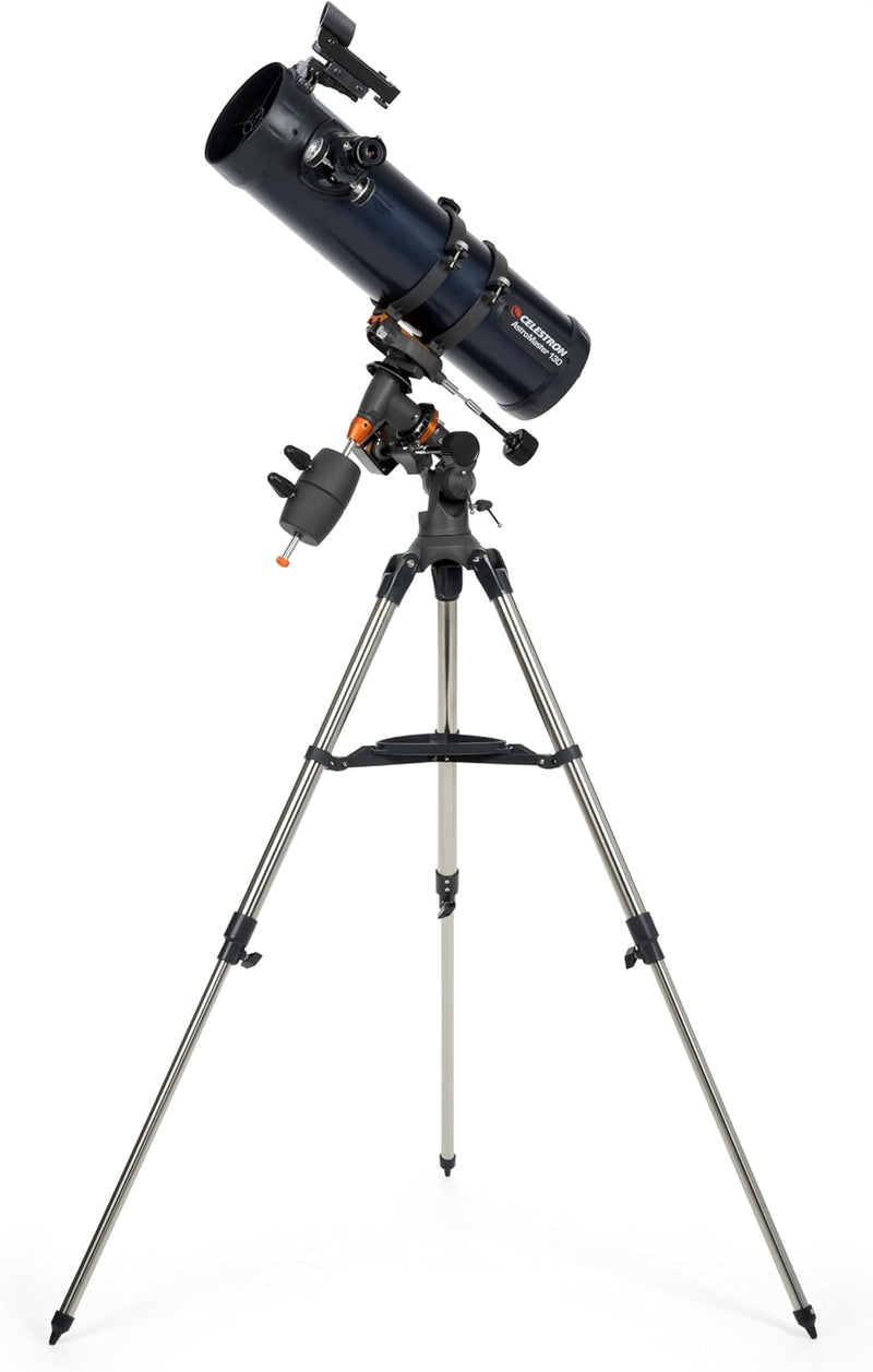 Celestron 31051 AstroMaster 130EQ motorbetriebenes Newtonsches Spiegelteleskop, Dunkelblau Astromast