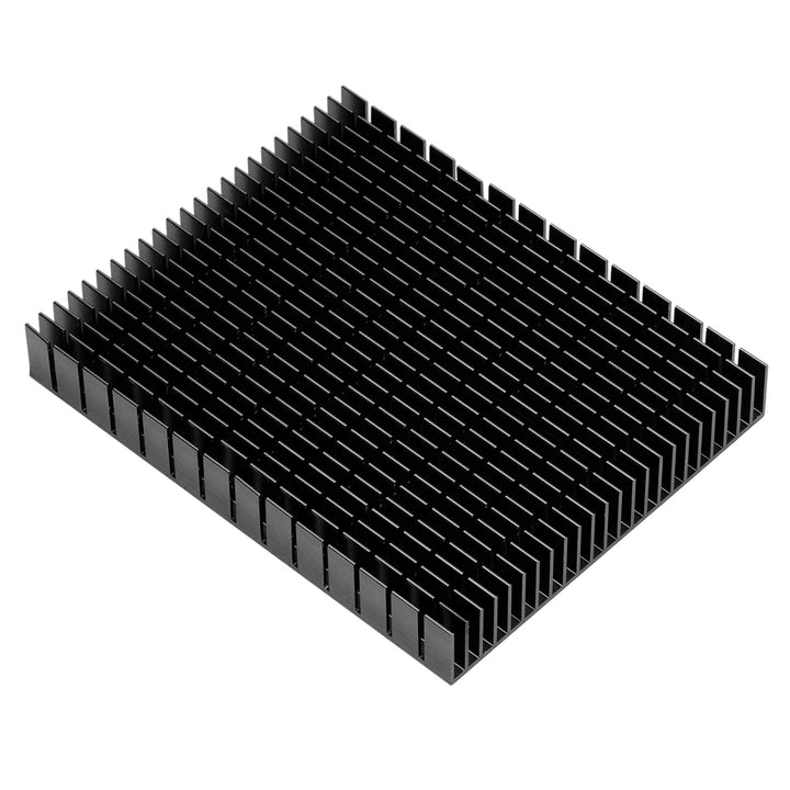 Yctze Kühlkörper gross, Kühlkörper Aluminium, 150x120x20mm Kühler Schwarz Kühlung Kühlkörper Kühler