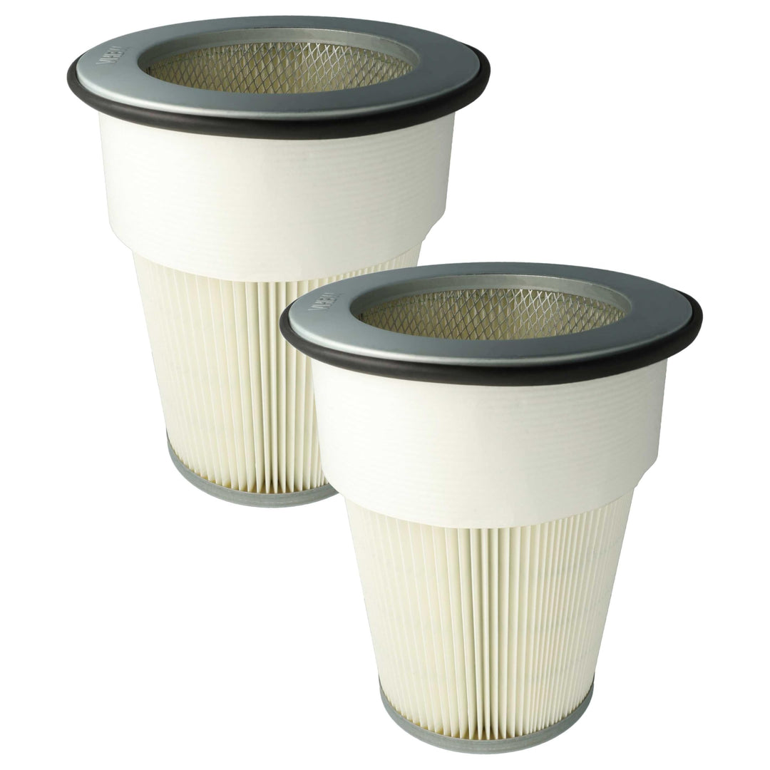 vhbw 2x Lamellenfilter kompatibel mit Dustcontrol DC Tromb 400 Handstaubsauger