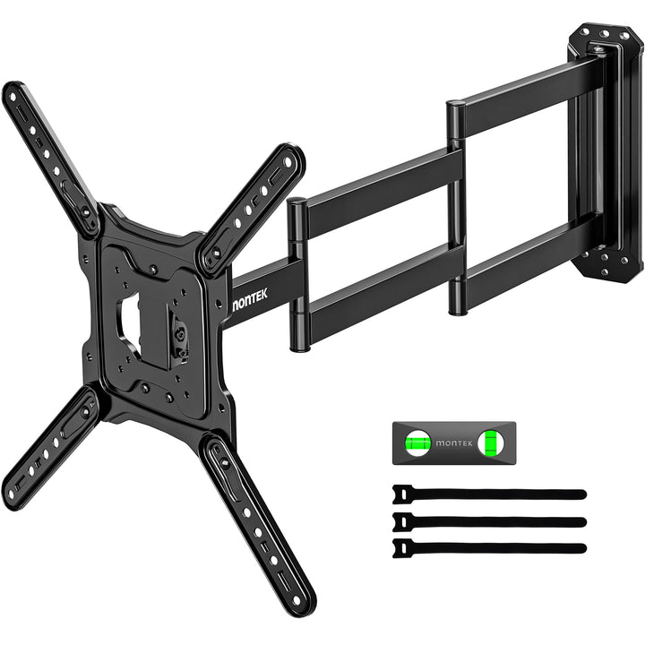 monTEK Lang Arm 946mm TV Wandhalterung für 23-65 Zoll Fernseher, ausziehbare TV Halterung schwenkbar