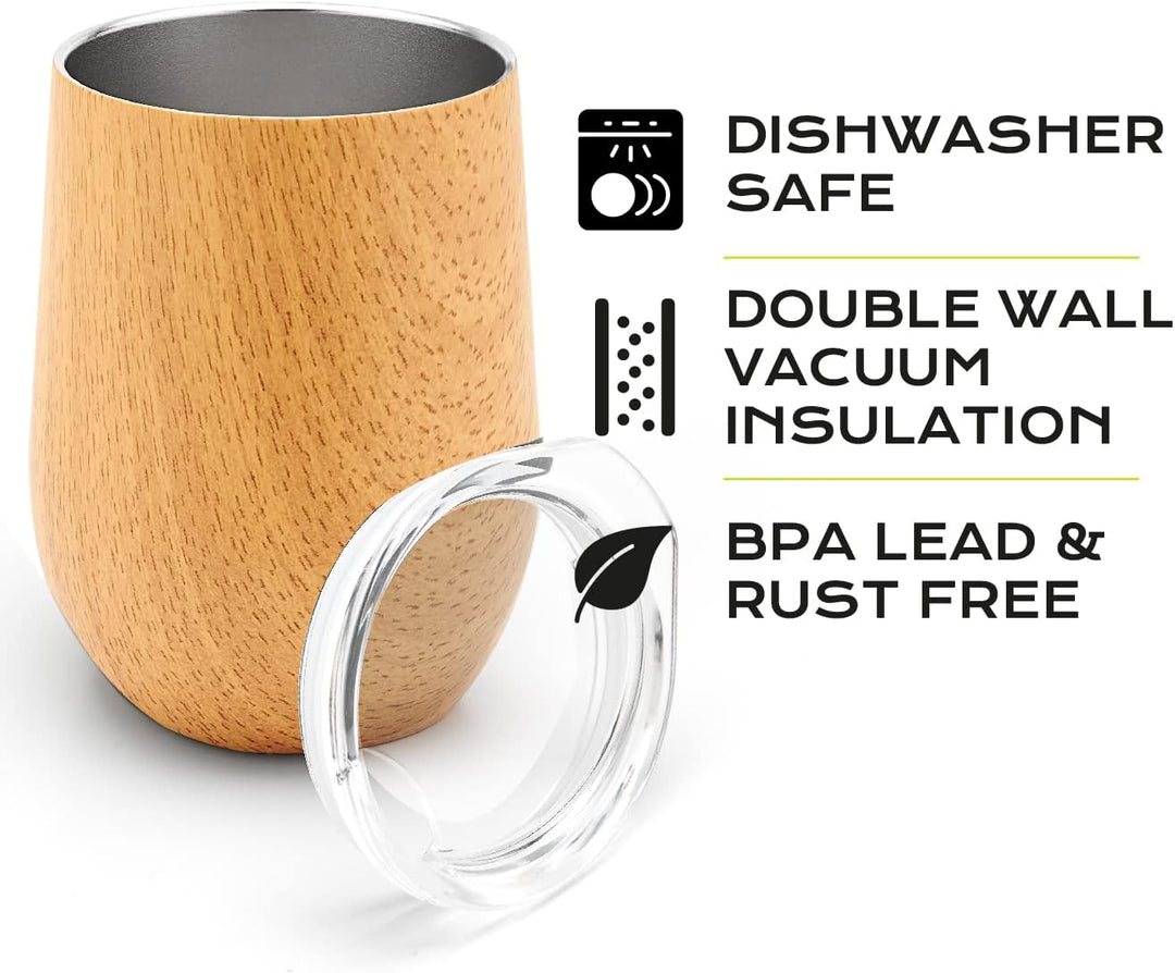 balibetov - Neu - Modernes Yerba Mate Gourd Set (Mate Tasse) - Doppelwandiger 18/8 Edelstahl Enthält