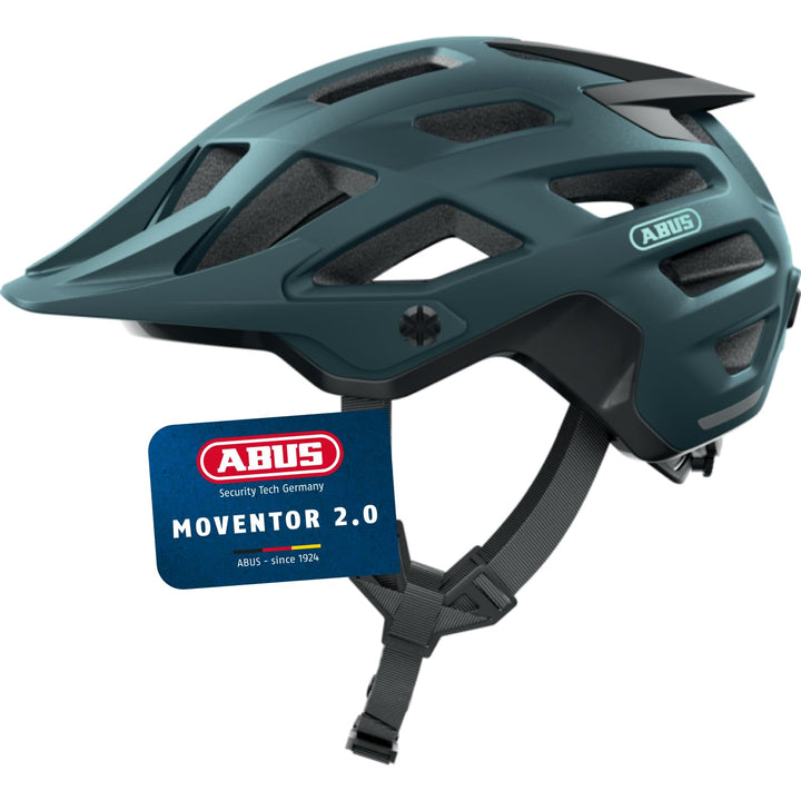 ABUS MTB-Helm Moventor 2.0 - komfortabler Fahrradhelm fürs Gelände - All-Mountain-Helm - für Damen u