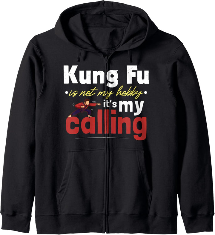 Kung Fu Ist Meine Berufung Wushu Kampfsport Kapuzenjacke