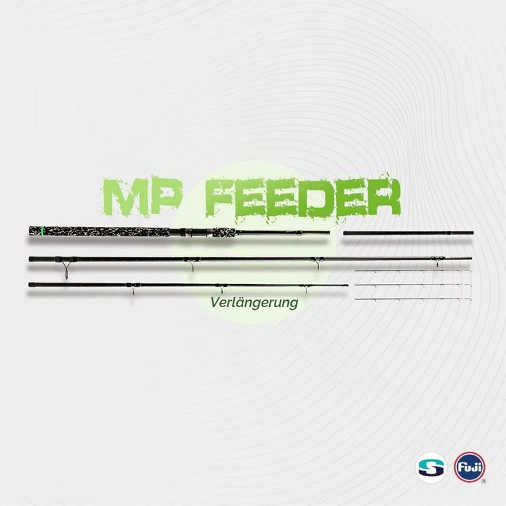 Zeck MP Feeder Extension 3,20-3,60m - Feederrute zum Fangen von Köderfischen, Angelrute zum Feederan