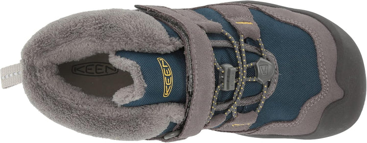 KEEN Unisex Kinder Knotch Chukka-Stiefel 19 EU Steel Grey Blue Wing Teal, 19 EU Steel Grey Blue Wing