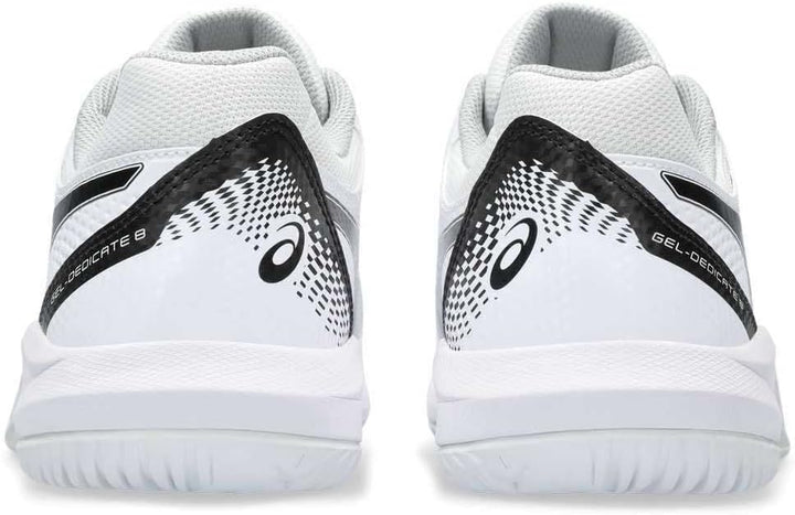 ASICS Dedicate 8 Mann Tennisschuhe Blau Weiss 42 EU White Black, 42 EU White Black
