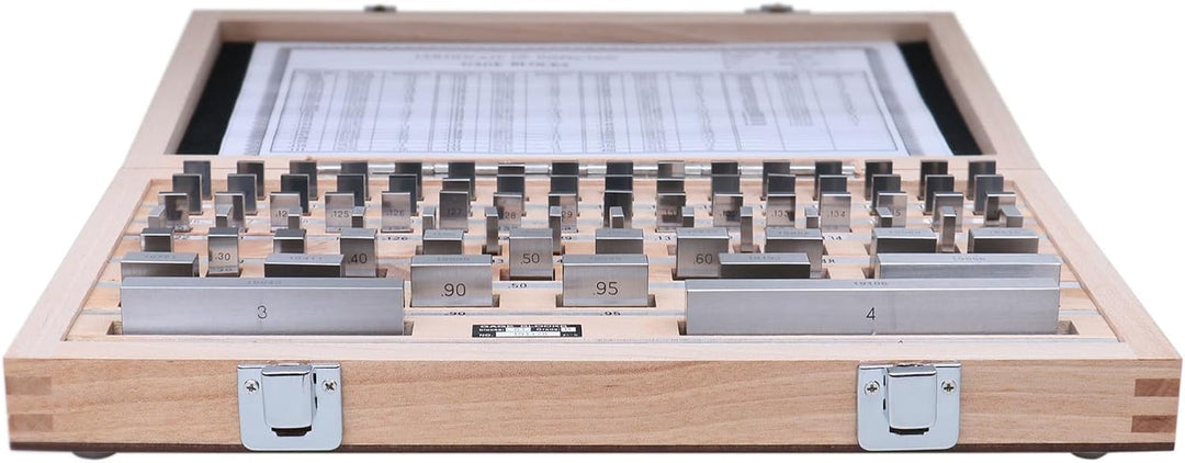 Accusize P900-S581 Stahl-Messblock-Set, Güteklasse B, 81-teilig, Klasse B