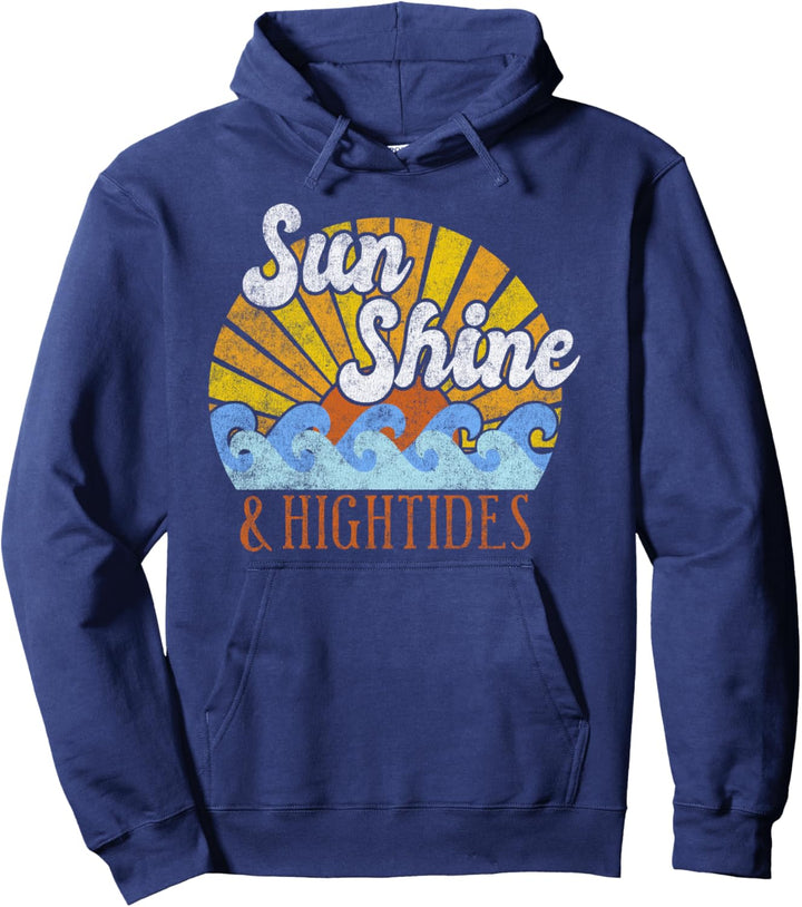Sunshine And High Tides Sunset Circle Pullover Hoodie