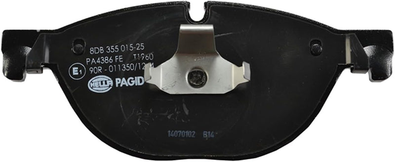 HELLA PAGID 8DB 355 015-251 Bremsbelagsatz - T1960 - Dicke/Stärke: 19.3mm - Bremssystem: Teves - für