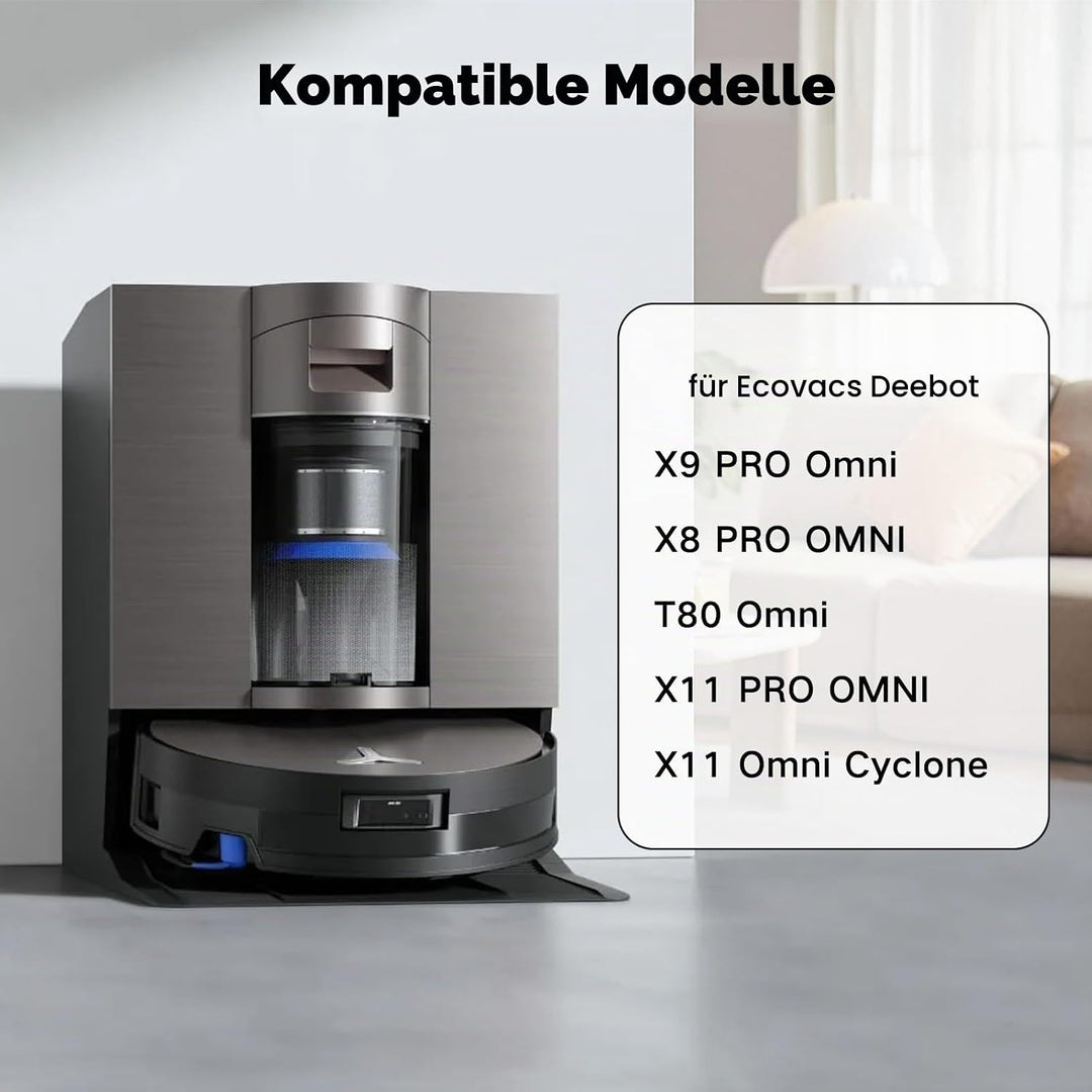 Antibakterielle Wischwalze für Ecovacs Deebot X11 PRO OMNI/X11 OmniCyclone, X9 PRO Omni/X8 PRO OMNI/