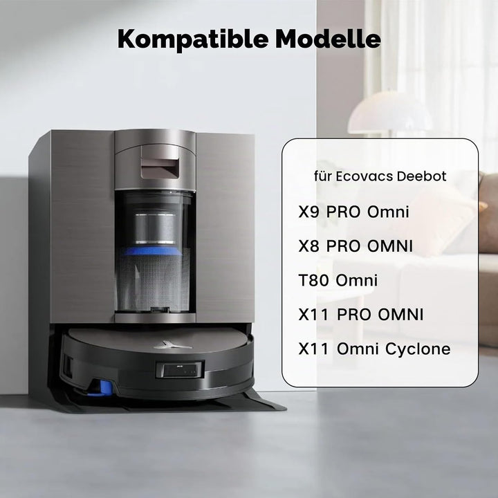 Antibakterielle Wischwalze für Ecovacs Deebot X11 PRO OMNI/X11 OmniCyclone, X9 PRO Omni/X8 PRO OMNI/