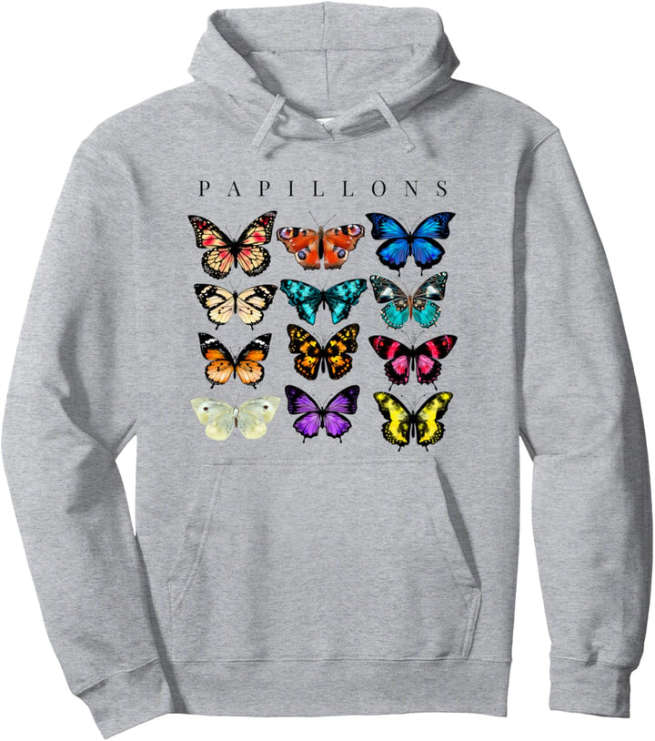 Butterfly Butterflies Botanical Boho Monarch Summer papillon Pullover Hoodie