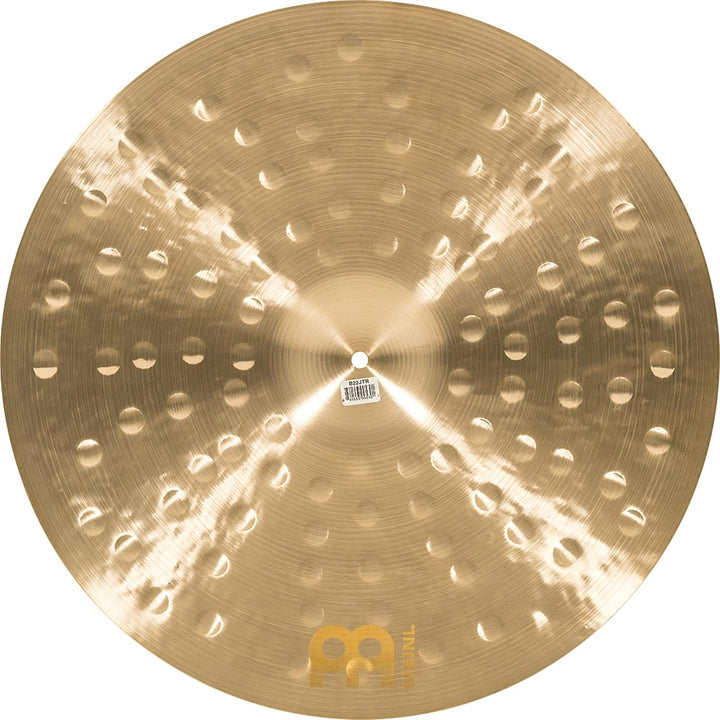 Meinl Cymbals Byzance Jazz Ride Thin 22 Zoll (Video) Schlagzeug Becken (55,88cm) B20 Bronze, Traditi