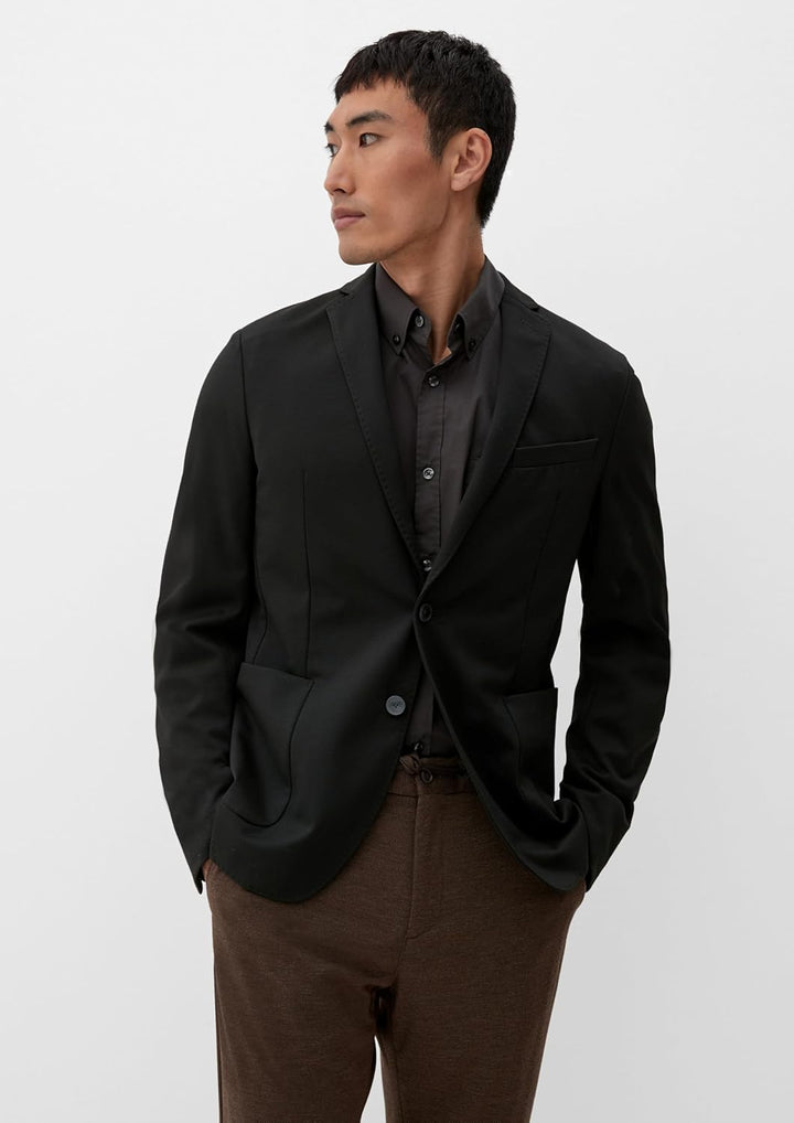 s.Oliver Black Label Herren 10.3.20.15.153.2119563 Blazer 52 9999 Schwarz, 52 9999 Schwarz