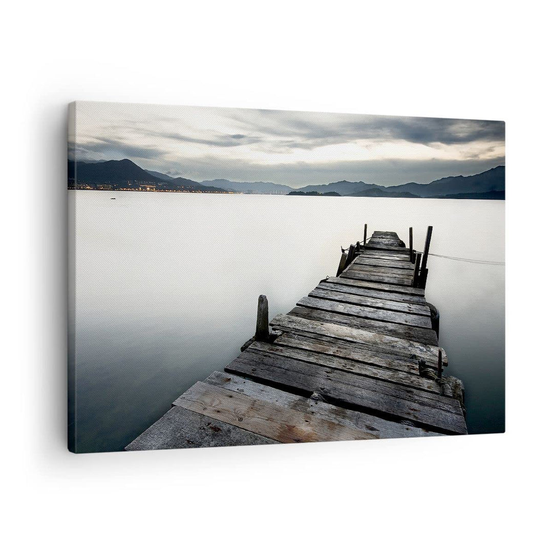 Bilder auf Leinwand Insel Urlaub Pazifischer Ozean Leinwandbild 70x50cm Wandbilder Dekoration Wohnzi