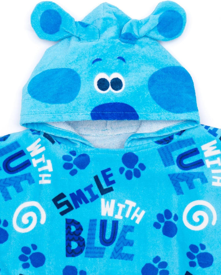 Blue's Hinweise und du Handtuch Poncho Kinder Kleinkinder | Mädchen Jungen Pädagogisch Animierte Wel