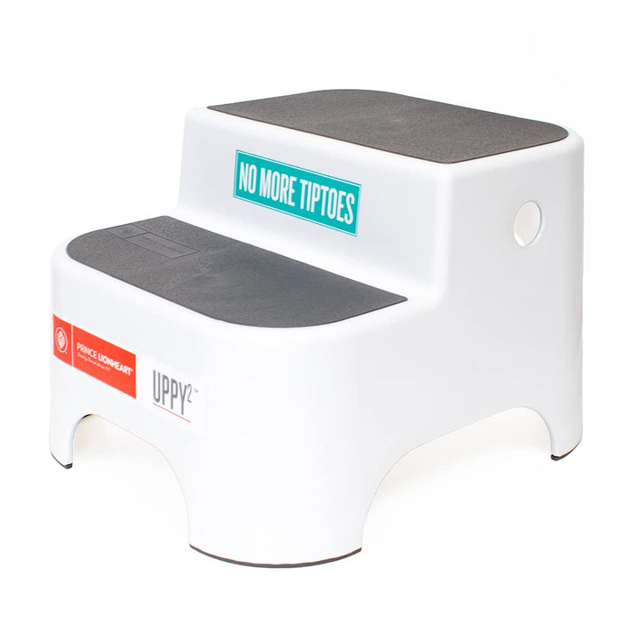 Prince Lionheart Doppeltritt-Hocker - Galactic Grey Grau, Grau