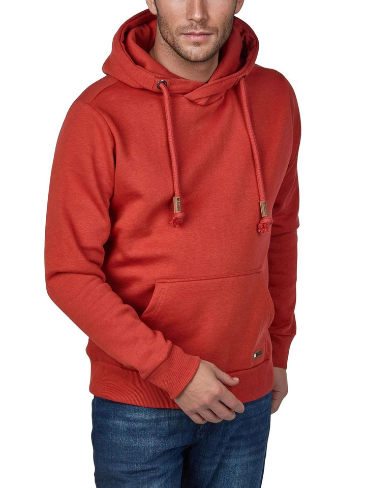 riverso Herren Kapuzenpullover RIVJulian Regular Fit Hoodie Pullover Taschen Streetwear Cross-Over-K