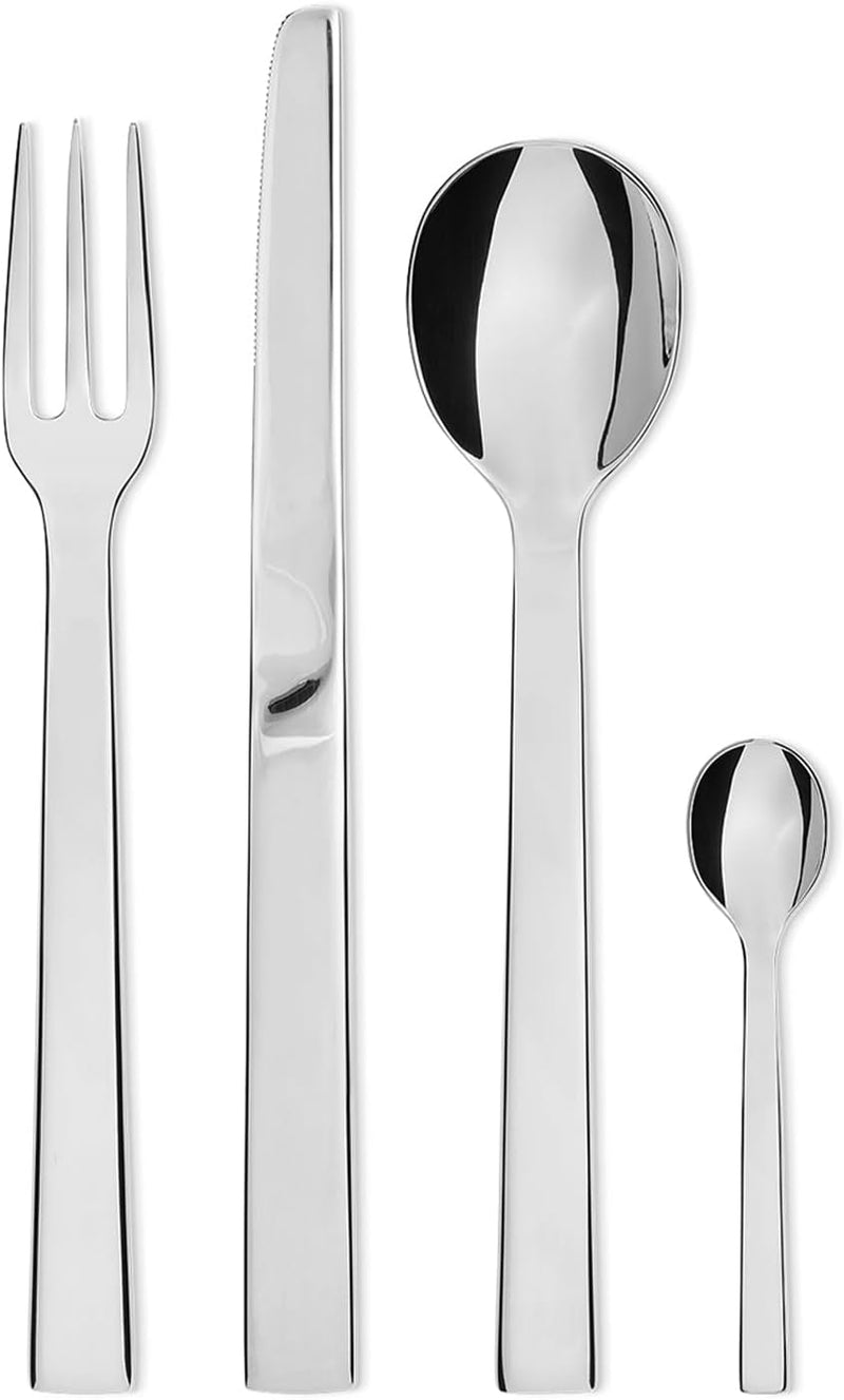 Alessi Santiago DC05S24 - Design Besteck-set aus Edelstahl, poliert, 24-teilig