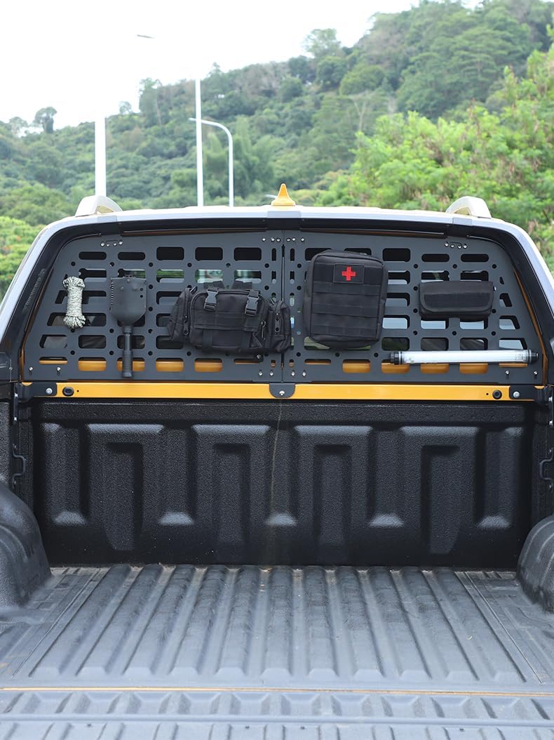 Auto Heckscheibe Storage Molle Panel Geeignet für Ford Ranger 2023 2024,Heckscheibe Werkzeug Aufhäng