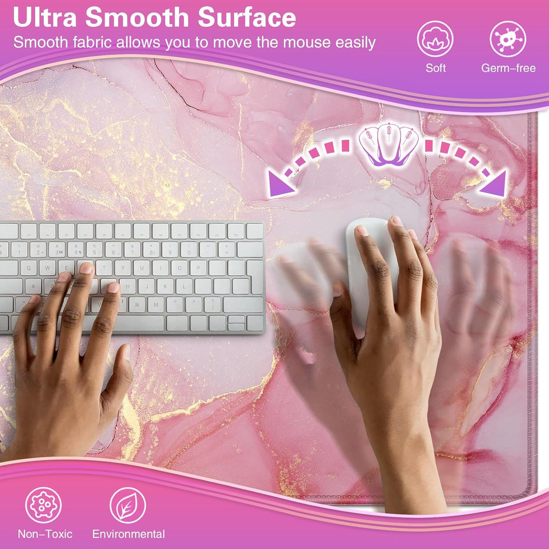 Gaming Mauspad,Mousepad XXL,Mauspad 900x400(35.4X15.7in),Schreibtisch Protector Matte mit Anti-Rutsc