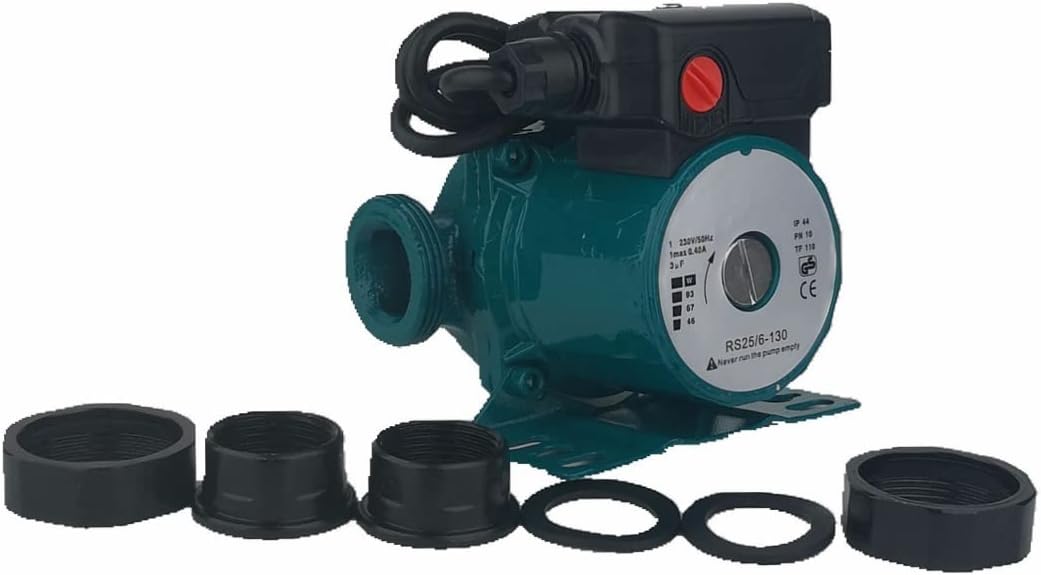 3-Gang-Wasserdruck-Umwälzpumpe 46/67/93 W Zirkulations-Druckerhöhungspumpe 230 V/50 Hz Haushalts-Dru