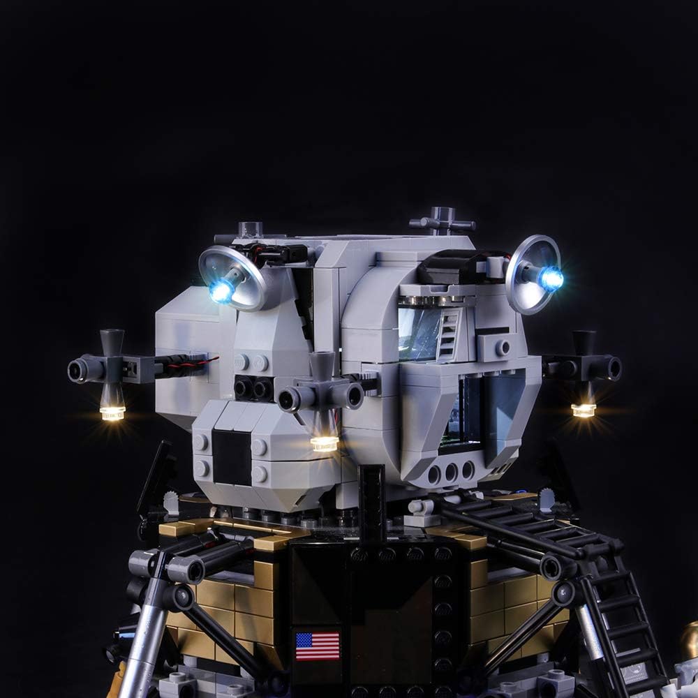 BRIKSMAX Led Beleuchtungsset für Lego Creator NASA Apollo 11 Mondlandefähre,Kompatibel Mit Lego 1026