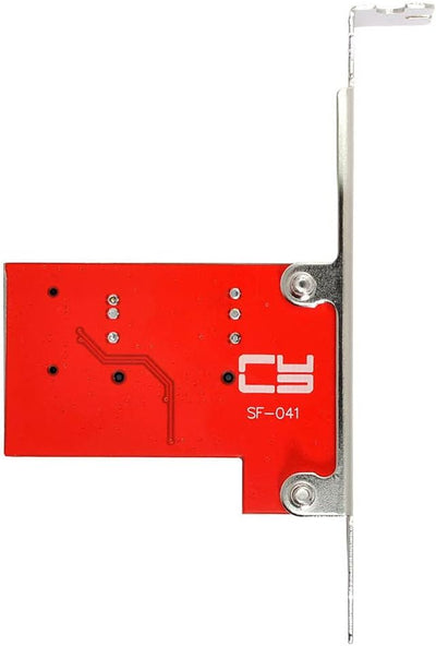 NFHK PCI-Express 4.0 Mini SAS SFF-8087 to Oculink SFF-8611 SFF-8612 PCBA Female Adapter with Bracket