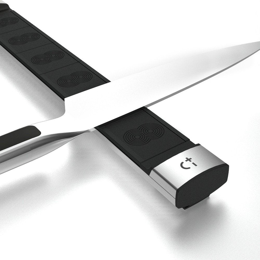 Messer Magnetleiste Magnet Messerhalter Messerleiste - Premium Softtouch aus Aluminium - 345 mm - Ge