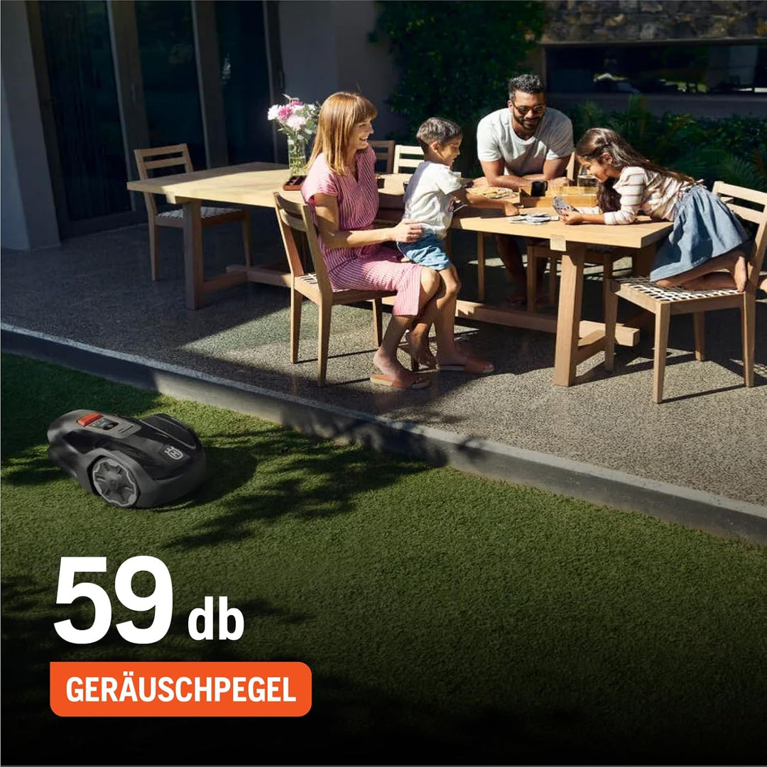 Husqvarna Mähroboter Automower Aspire R4 für 400 m² Fläche I Akku Rasenmäher Roboter, Steuerung per