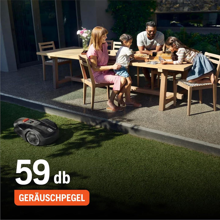 Husqvarna Mähroboter Automower Aspire R4 für 400 m² Fläche I Akku Rasenmäher Roboter, Steuerung per