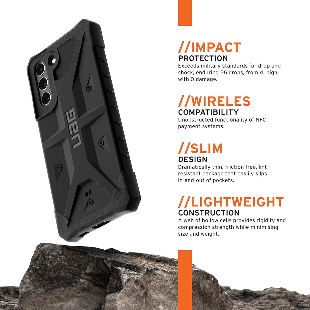 Urban Armor Gear Pathfinder Hülle Samsung Galaxy S21 FE 5G Case [Offiziell Designed for Samsung Zert