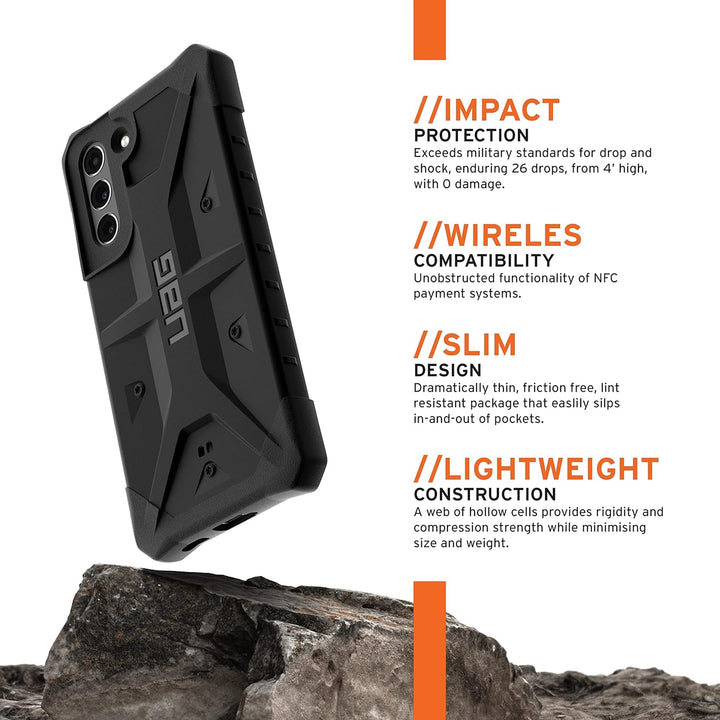 Urban Armor Gear Pathfinder Hülle Samsung Galaxy S21 FE 5G Case [Offiziell Designed for Samsung Zert