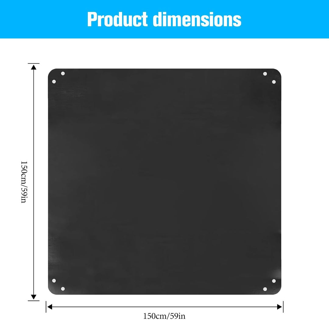Pflanzmatte – wasserdichte Umtopfmatte 150x150 cm, Robuste Pflanzunterlage für Gartenarbeit, Balkon