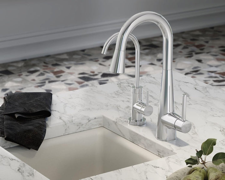 Moen S5530 SIP modernes one-handle Hohe Arc Getränk Wasserhahn, Chrom Chrome, Chrome