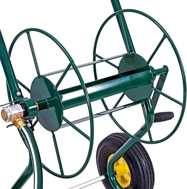 SOARS Schlauchwagen Metall, Schlauchaufroller für 3/4" Schlauch, Schlauchtrommel mit tropffreie Dreh
