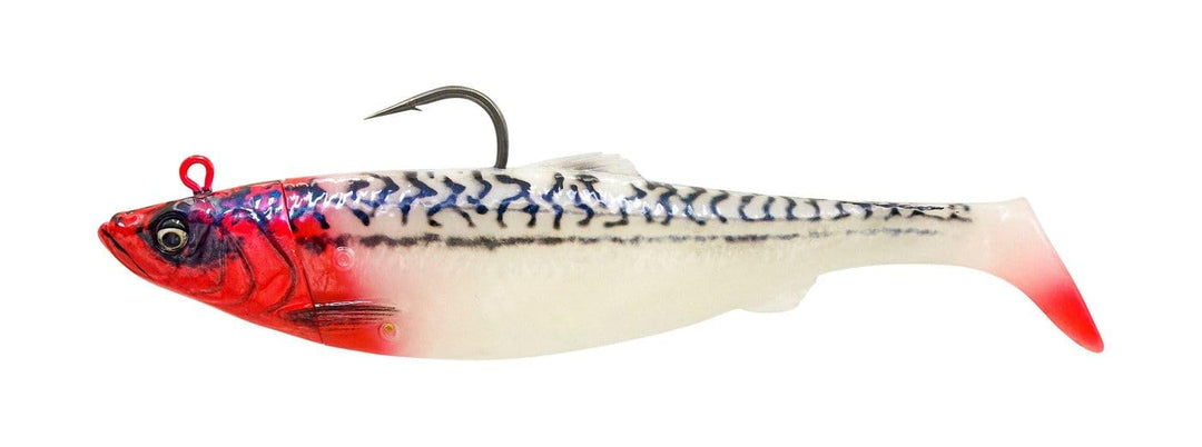 Savage Gear 4D Herring Big Shad - Gummifisch Red Head Mackerel 25cm / 300g, Red Head Mackerel 25cm /
