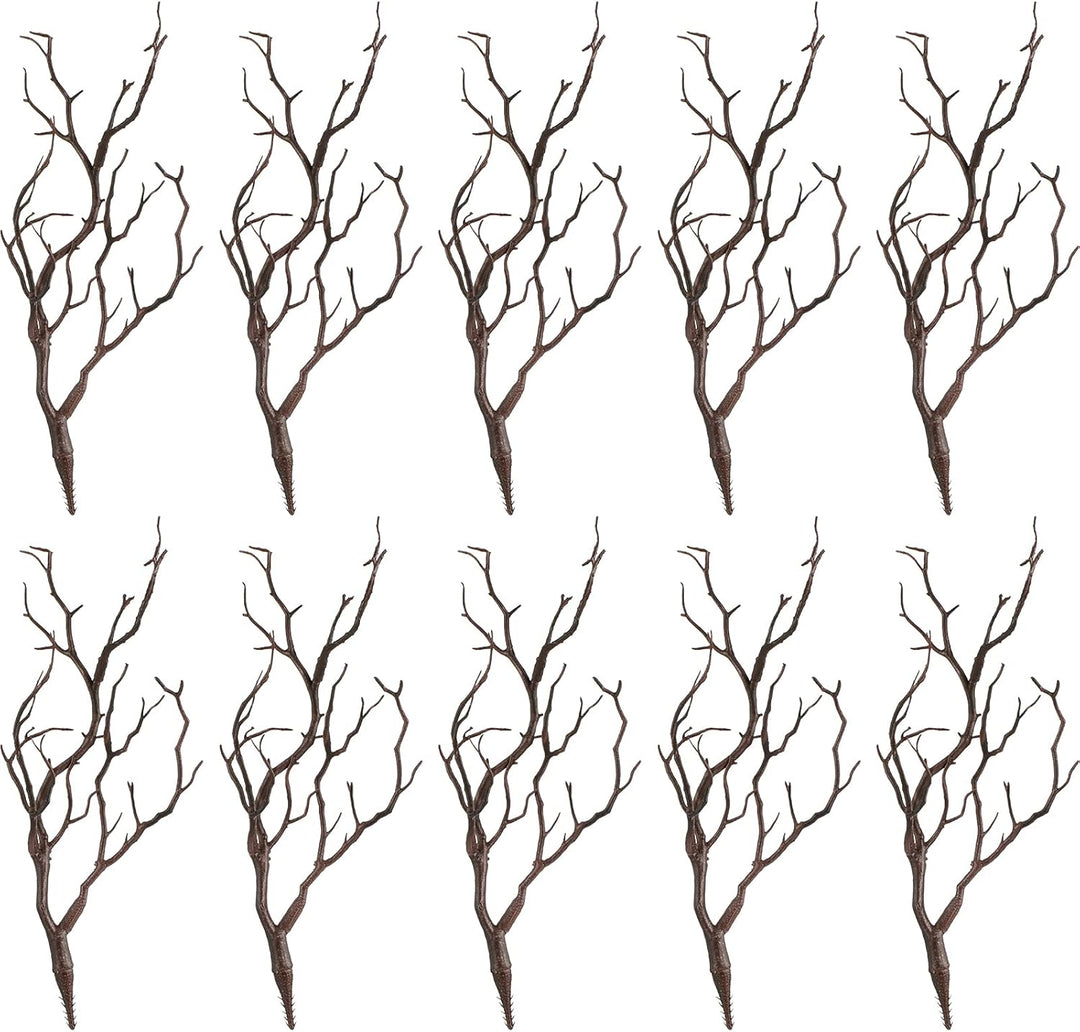 Geosar Manzanita-Zweige aus Kunststoff, künstlicher Geweih, Baumzweig, kleiner dekorativer Zweig für