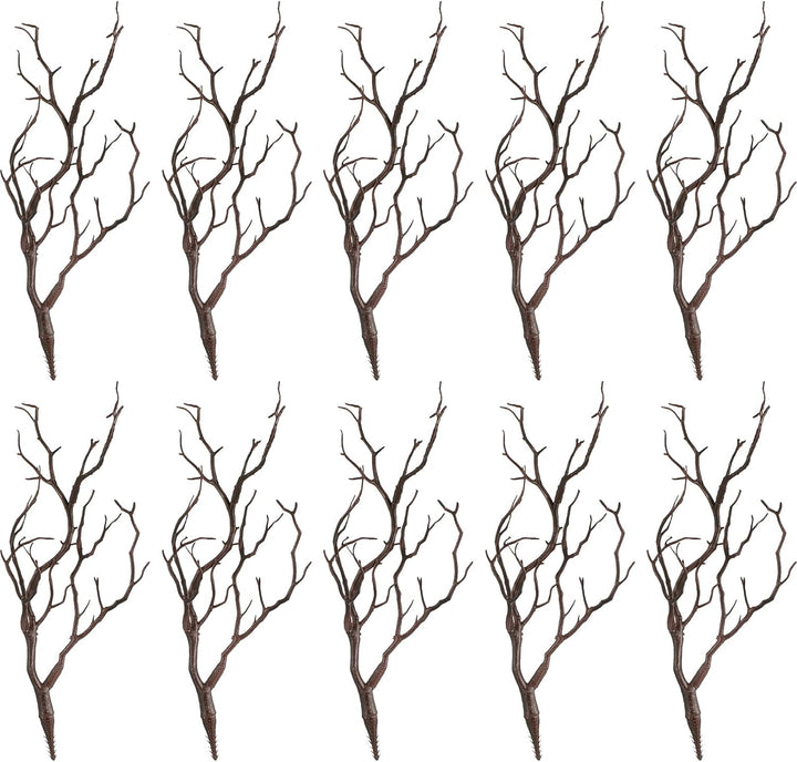 Geosar Manzanita-Zweige aus Kunststoff, künstlicher Geweih, Baumzweig, kleiner dekorativer Zweig für