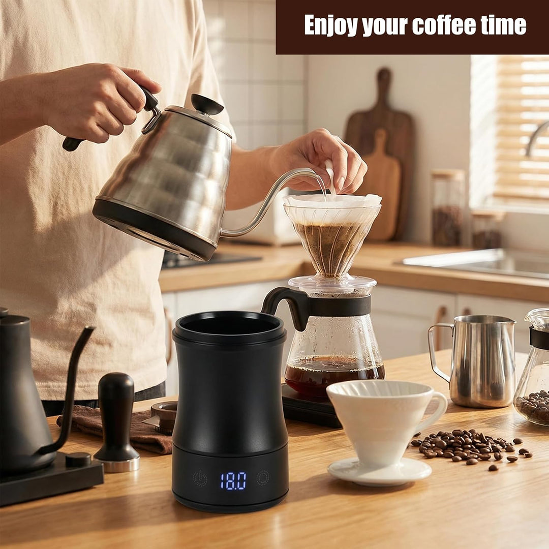 Mini-Kaffeewaage mit Timer, Wiederaufladbare Espressowaage, Präzise Waage für Espresso und Pour-Over
