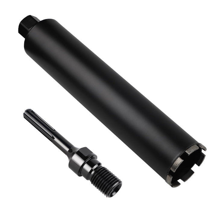 CPROSP 1¼" UNC Diamantbohrkrone ø72MM, L 420mm, Kernbohrkrone mit SDS MAX Adapter, Bohrkrone für Nas