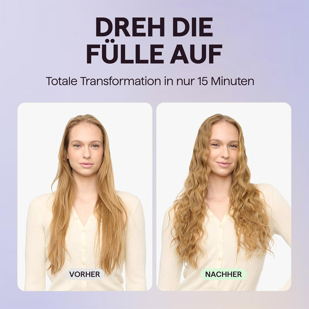 Wavytalk Power Wave Welleneisen Für Haare, Kreppeisen Für Grosse Wellen, Mit Ionenschutz & Belüftung