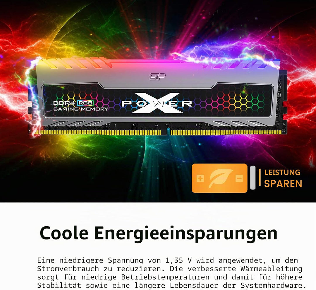 SP Silicon Power XPOWER RGB Turbine Gaming DDR4 3200 MHz (PC4 25600) 288-pin CL16 1,35 V UDIMM Deskt