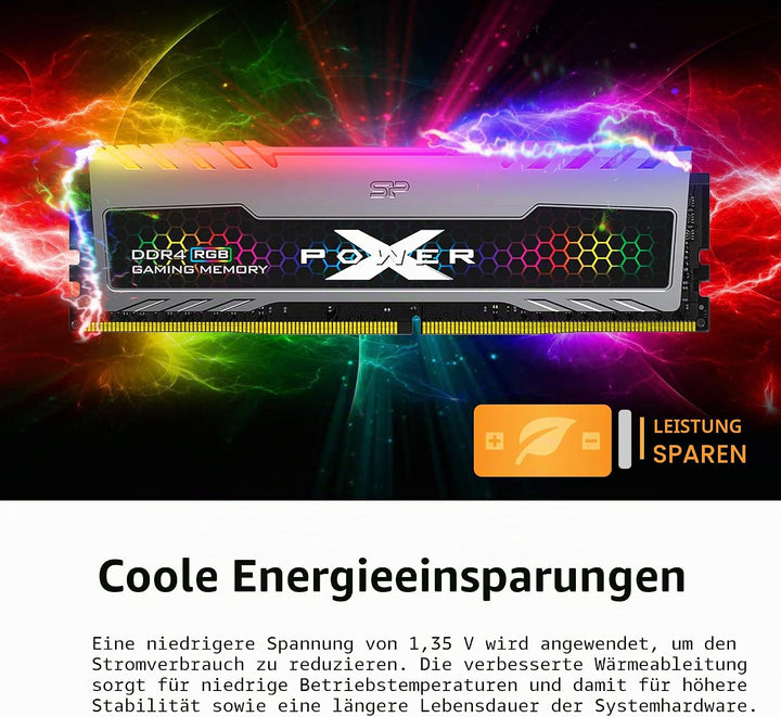 SP Silicon Power XPOWER RGB Turbine Gaming DDR4 3200 MHz (PC4 25600) 288-pin CL16 1,35 V UDIMM Deskt