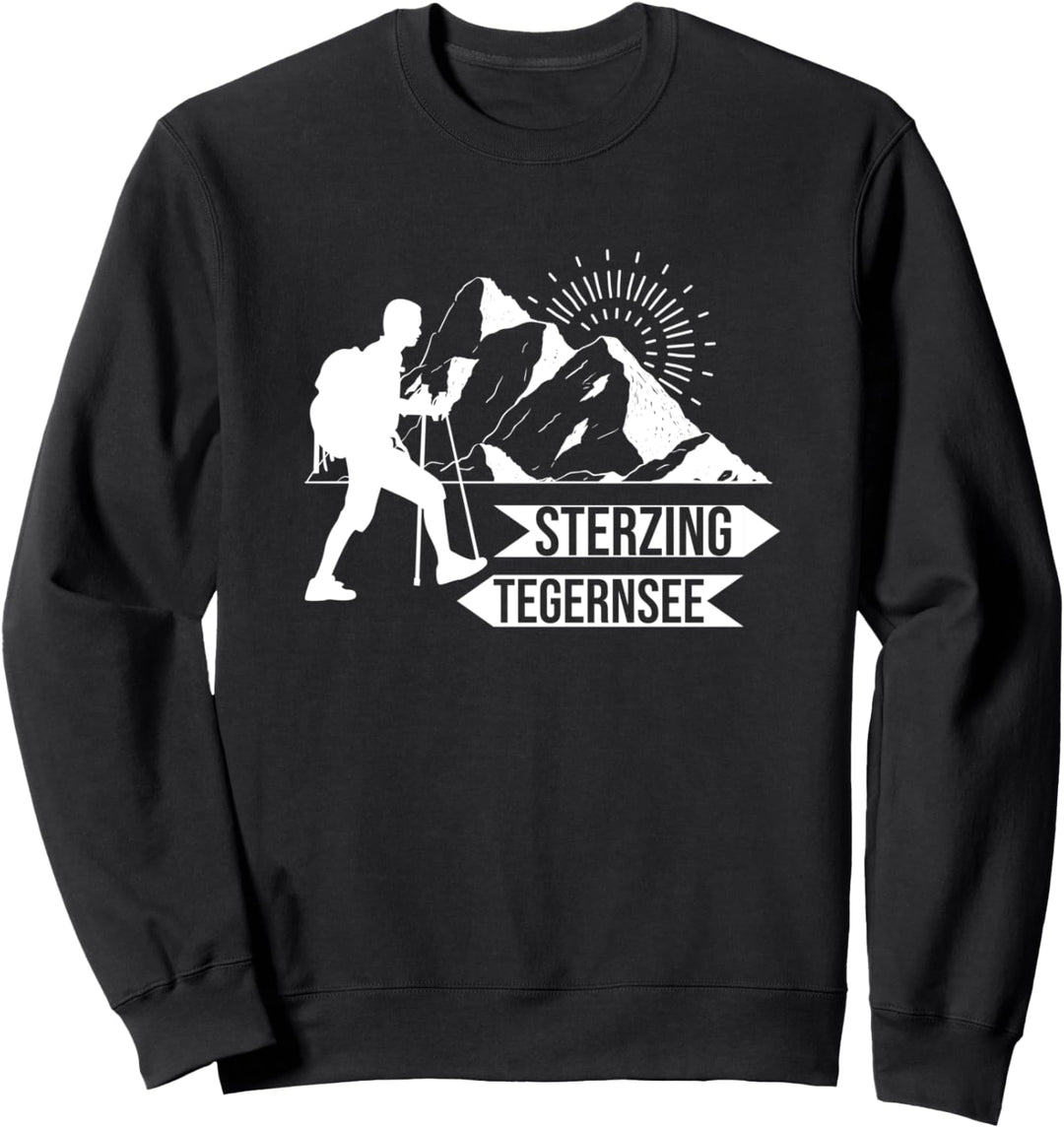 Transalp Alpenüberquerung Tegernsee Sterzing Sweatshirt