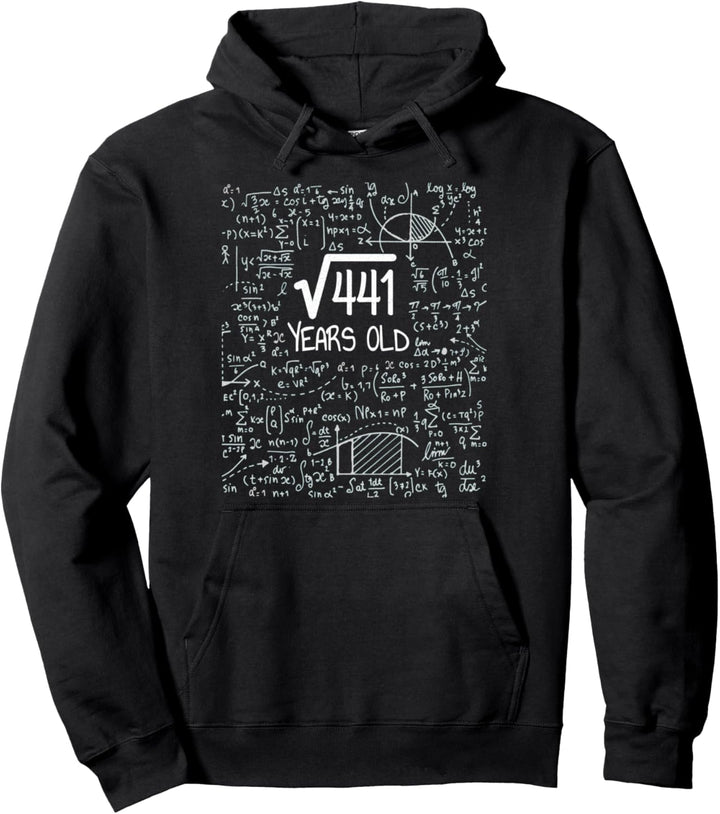 Quadratwurzel von 441 Lustige Mathematik 21ter Geburtstag 21 Pullover Hoodie