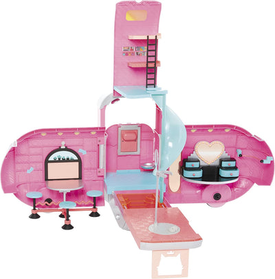 LOL Surprise OMG Glamper Fashion Camper mit 55+ Überraschungen - Möbliert mit beleuchtetem Pool, Rut