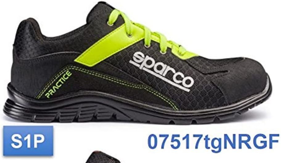 Sparco - Practice - Sicherheitsschuhe für Herren - Rutschfeste, strapazierfähige Arbeitsschuhe - Sic