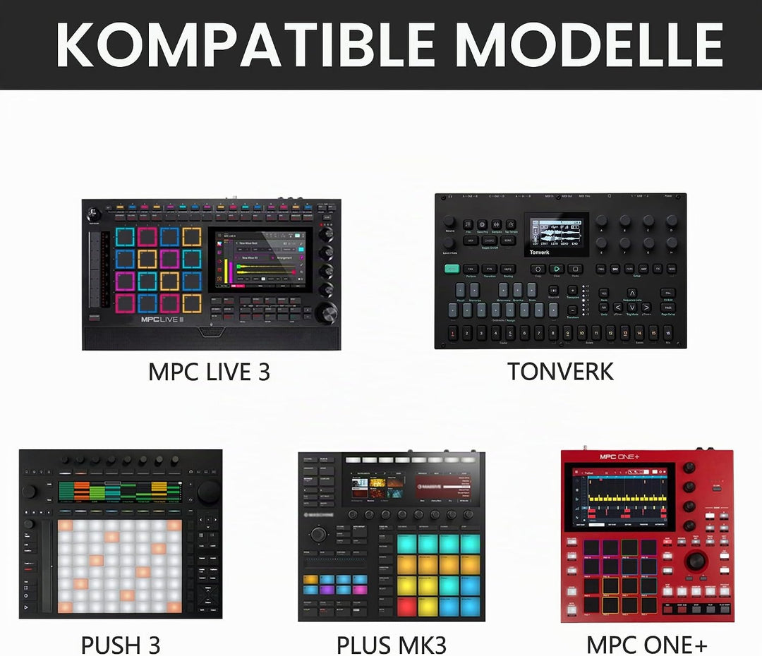 Aluminium-Drum-Controller-Ständer, tragbarer Kühlständer, kompatibel mit NI Maschine Plus MK3/Ableto
